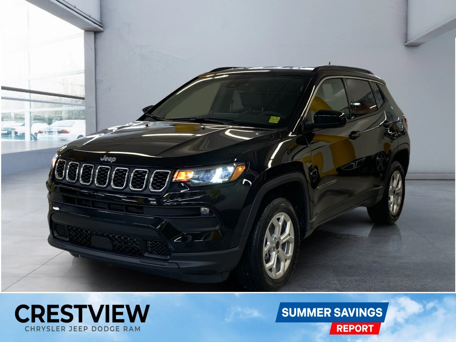 New 2026 Diamond Black Crystal Pearl Jeep North image 1