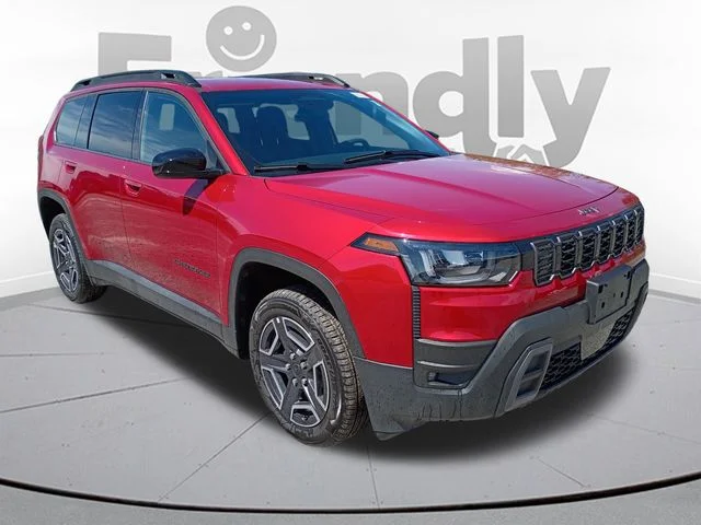 New 2026 Red Hot Pearl-Coat Exterior Paint Jeep Laredo image 3
