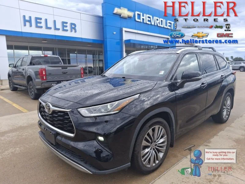Used 2020 Midnight Black Metallic Toyota Platinum image 1