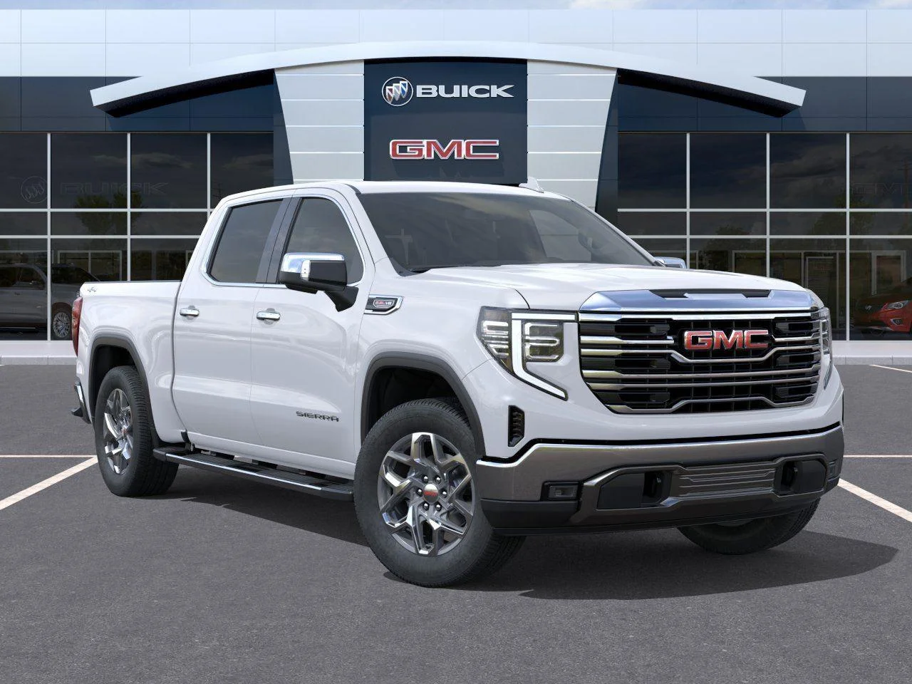 New 2026 Summit White GMC SLT image 7