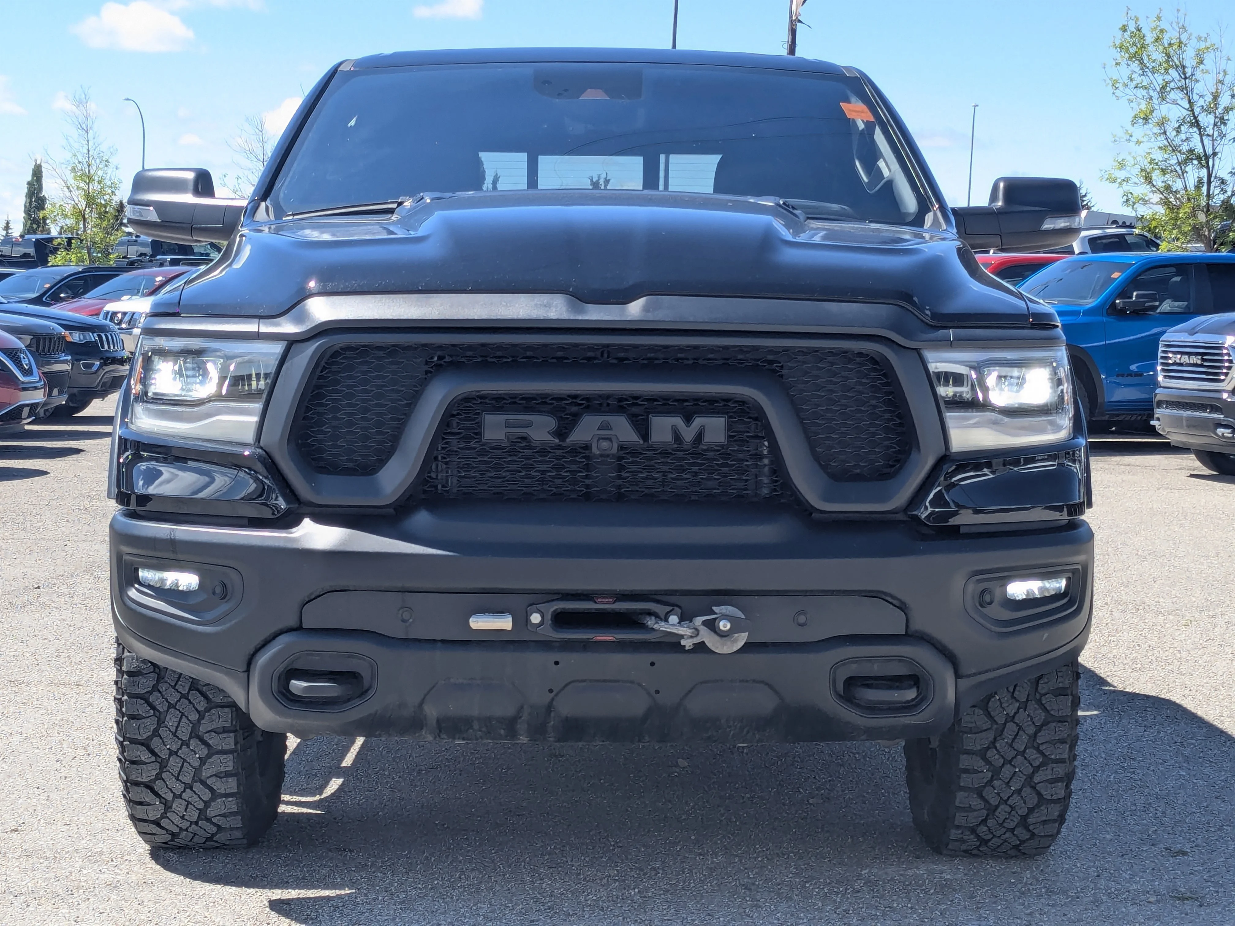 Used 2024 Black RAM Rebel - GT Pkg - Rebel Level II - Dual Pane Sunroof - Night Edition - LOADED TRUCK image 3