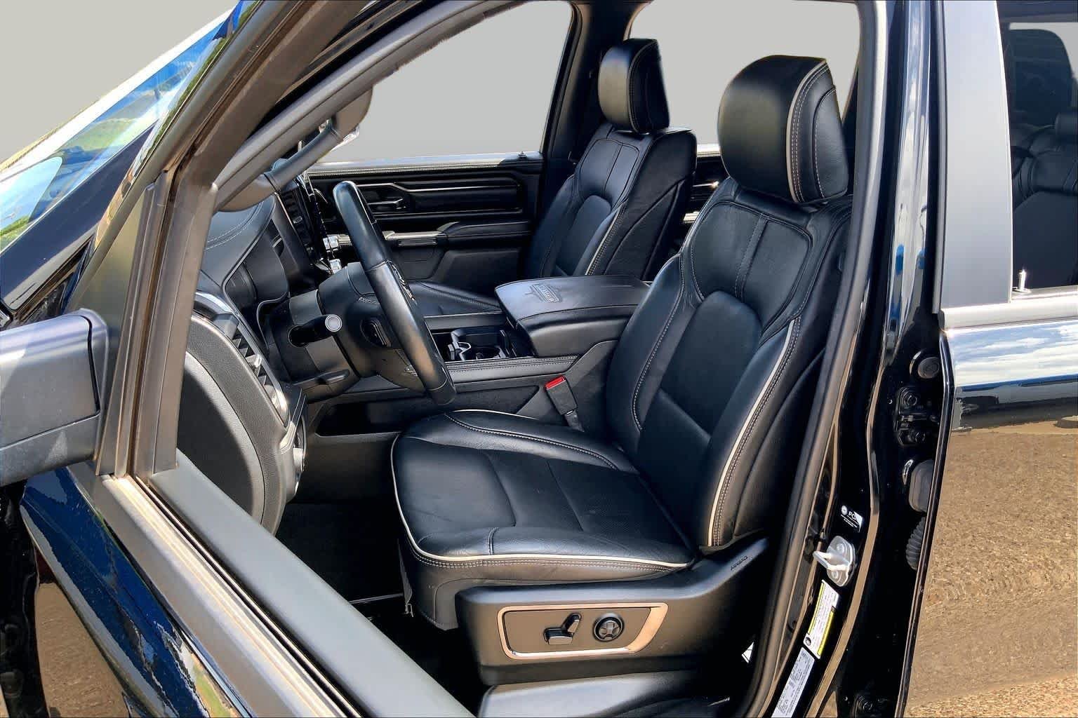 Used 2023 Diamond Black Crystal Pearlcoat Ram Limited image 8