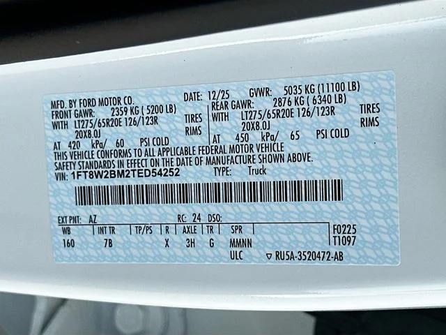 New 2026 White Metallic Ford Platinum image 21
