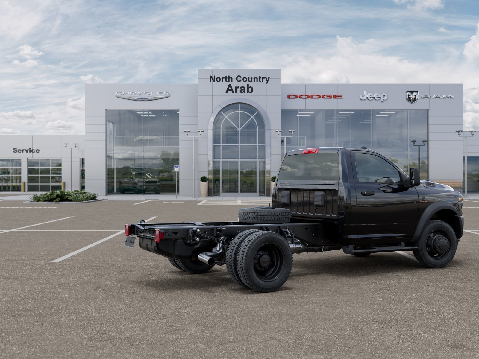New 2026 Diamond Black Crystal Pearl-Coat Exterior Paint RAM Tradesman image 30