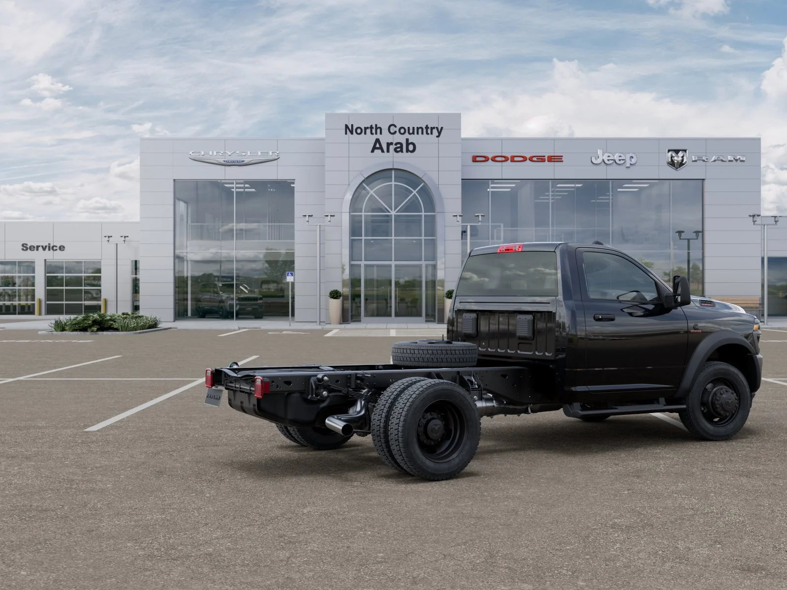 New 2026 Diamond Black Crystal Pearl-Coat Exterior Paint RAM Tradesman image 30