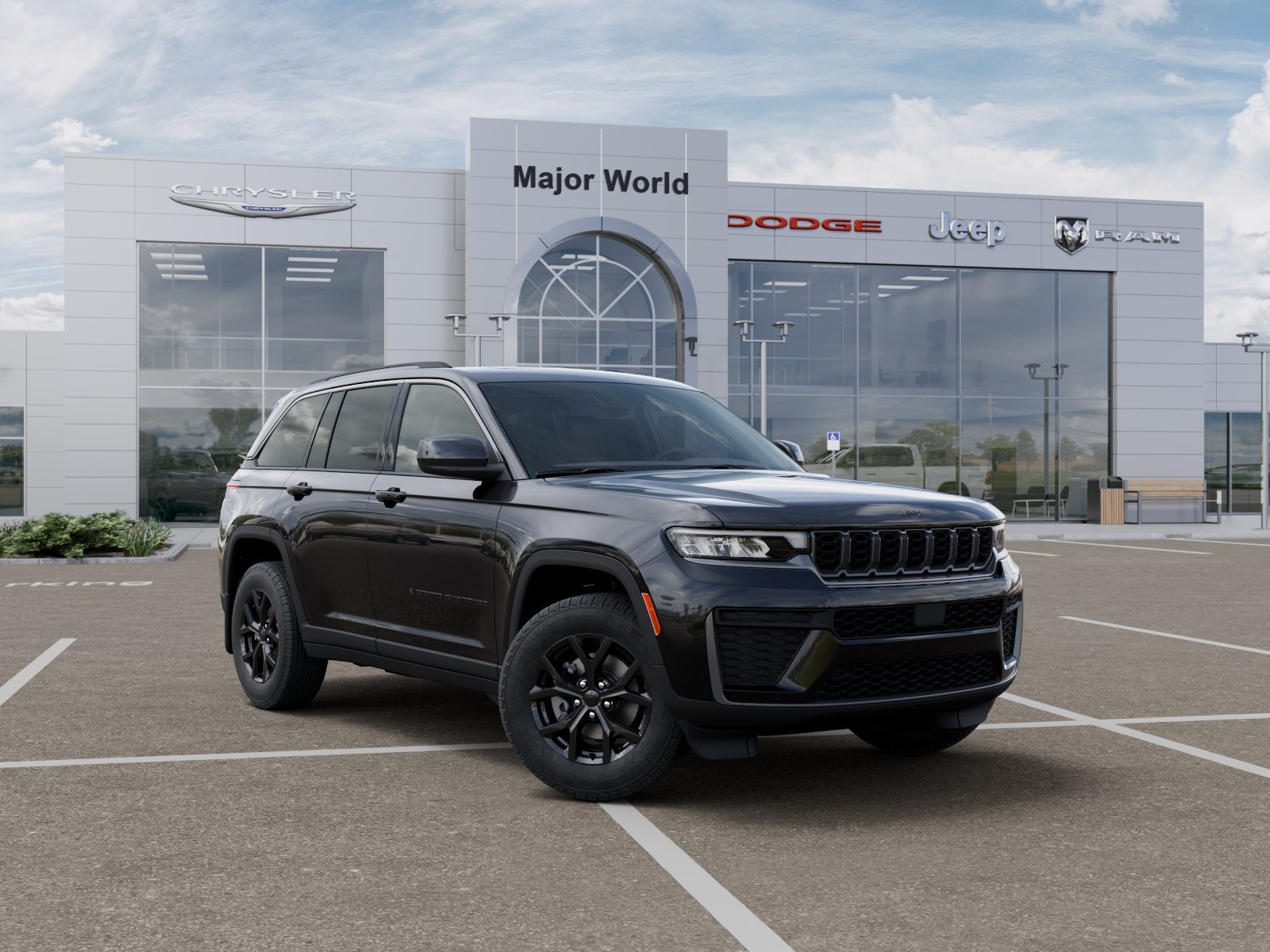New 2026 Diamond Black Crystal Pearlcoat Jeep Laredo image 45