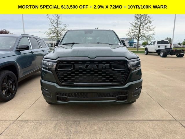 New 2026 Serrano-Green Metallic Exterior Paint Ram Big Horn/Lone Star image 2