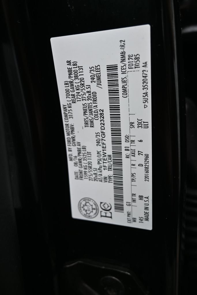 Used 2016 Black Ford Lariat image 42