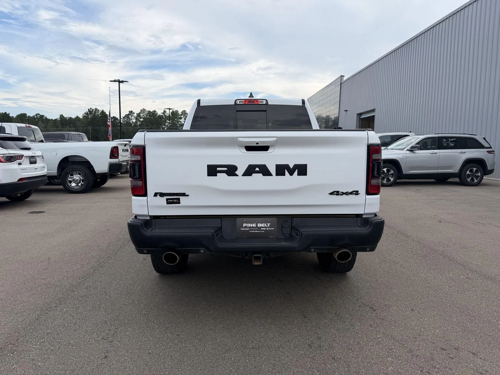 Used 2021 Bright White Clearcoat Ram Rebel image 5