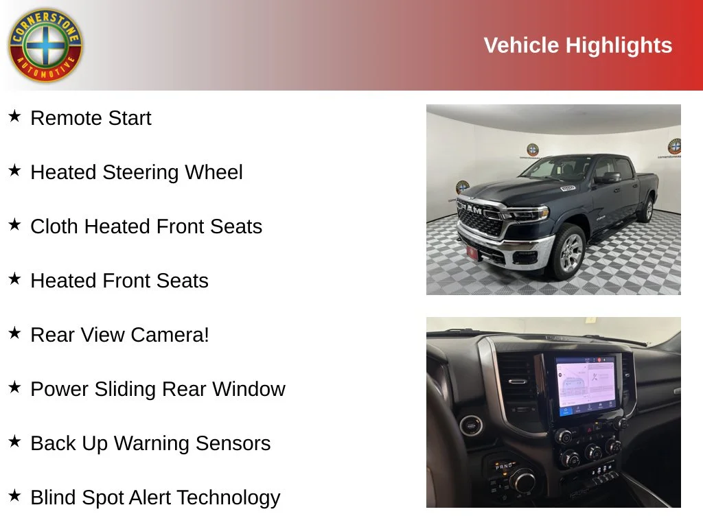 Used 2025 RAM Ram 1500 Pickup Big Horn/Lone Star with VIN 1C6SRFMP5SN645572 for sale in Elk River, Minnesota