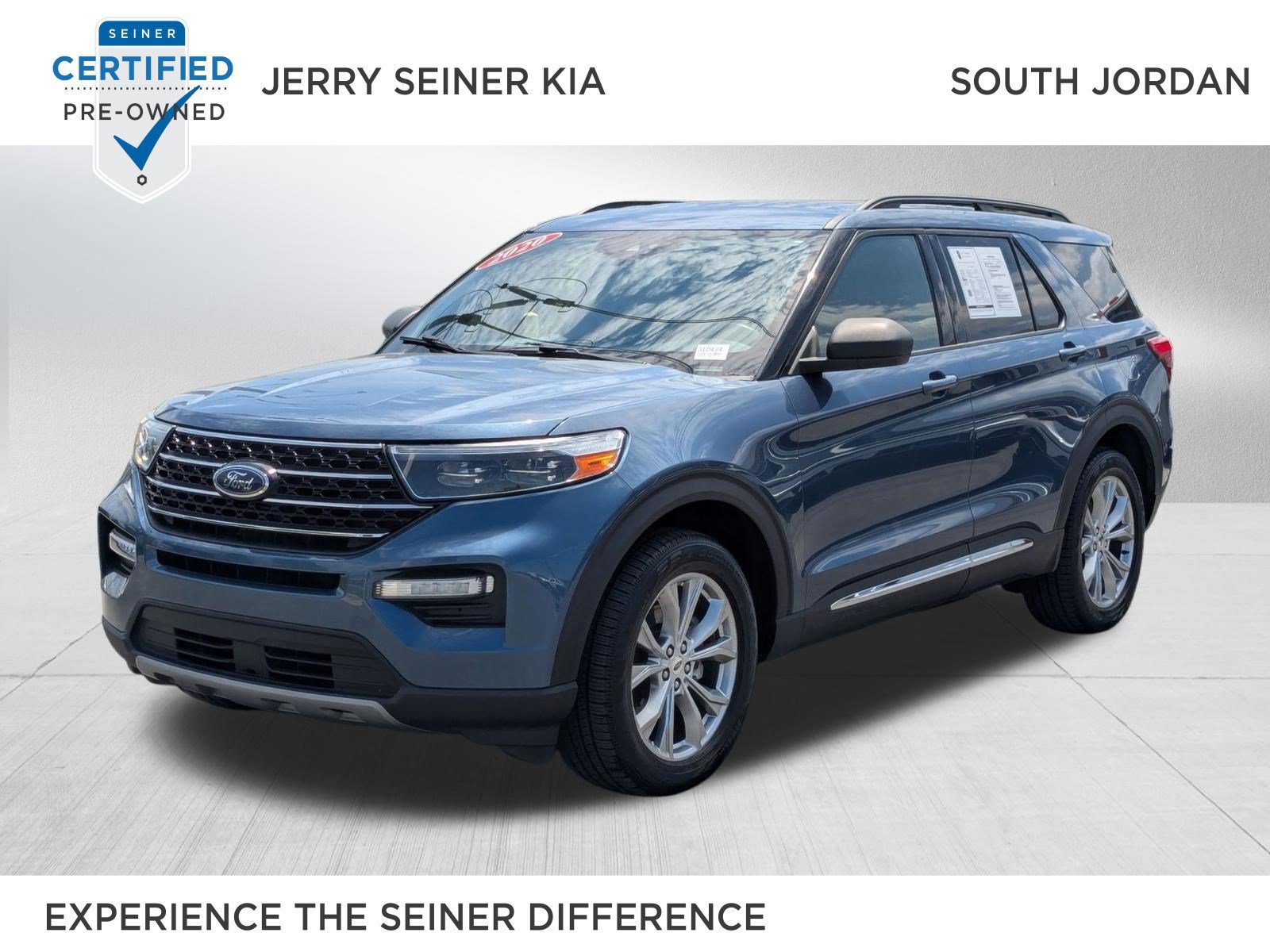 Used 2020 Blue Metallic Ford XLT image 1