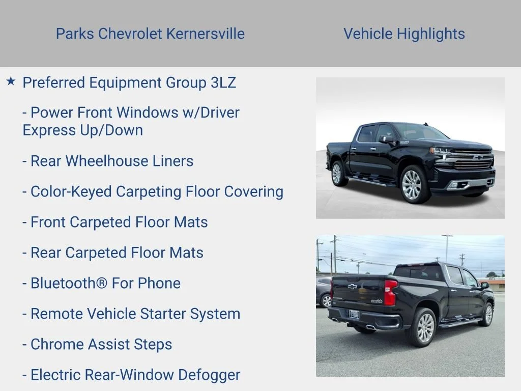Certified Used 2021 BLACK Chevrolet High Country image 16