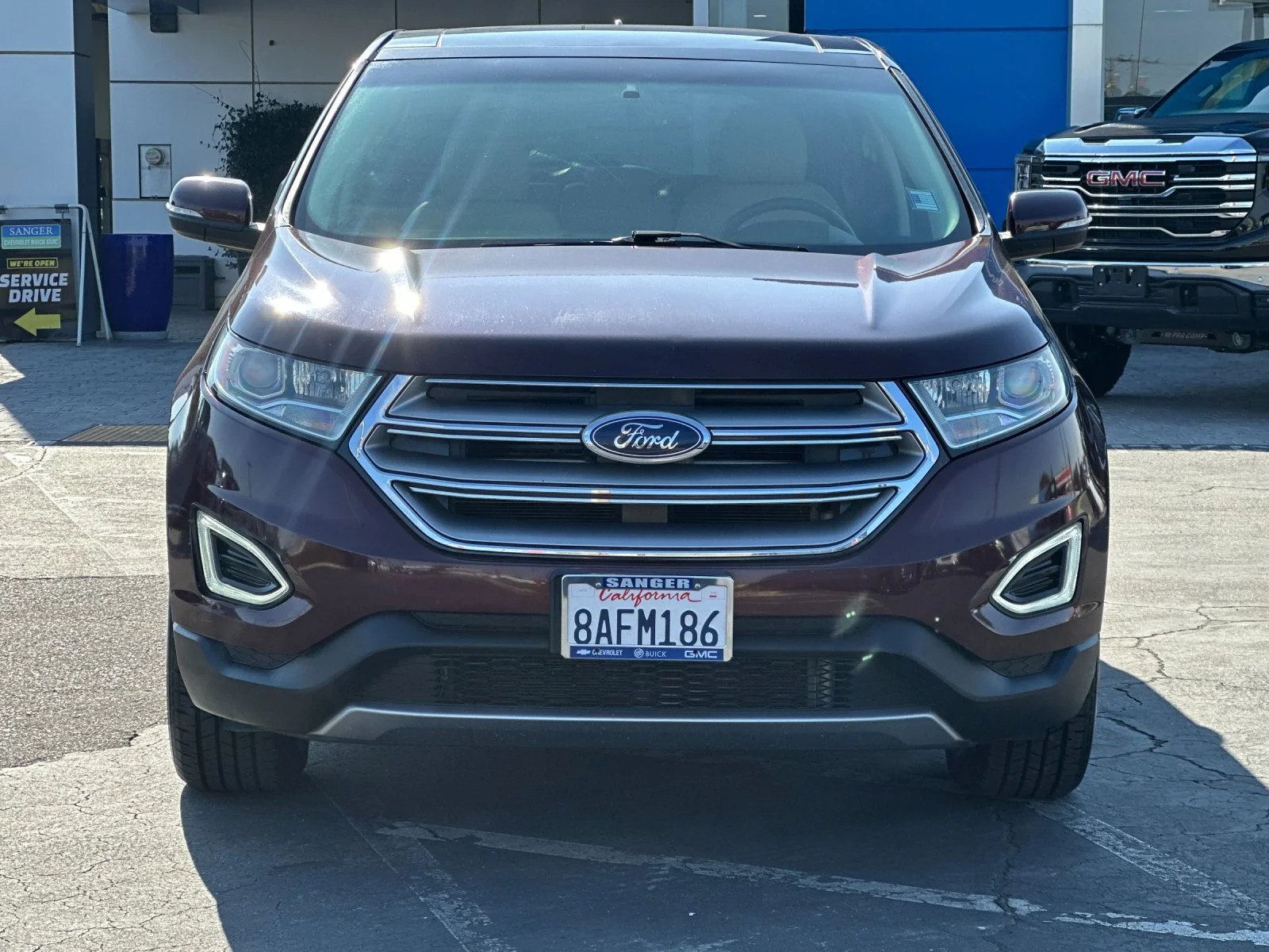 Used 2017 Red Ford SEL image 8