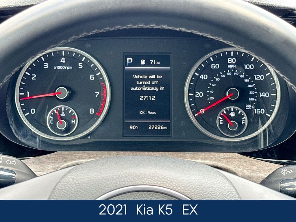 Used 2021 Black Kia EX image 3