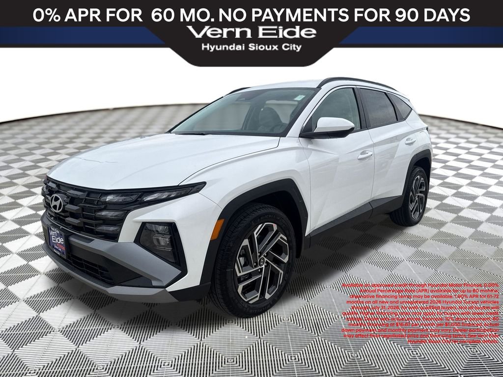 New 2026 White Hyundai SEL Plus image 1
