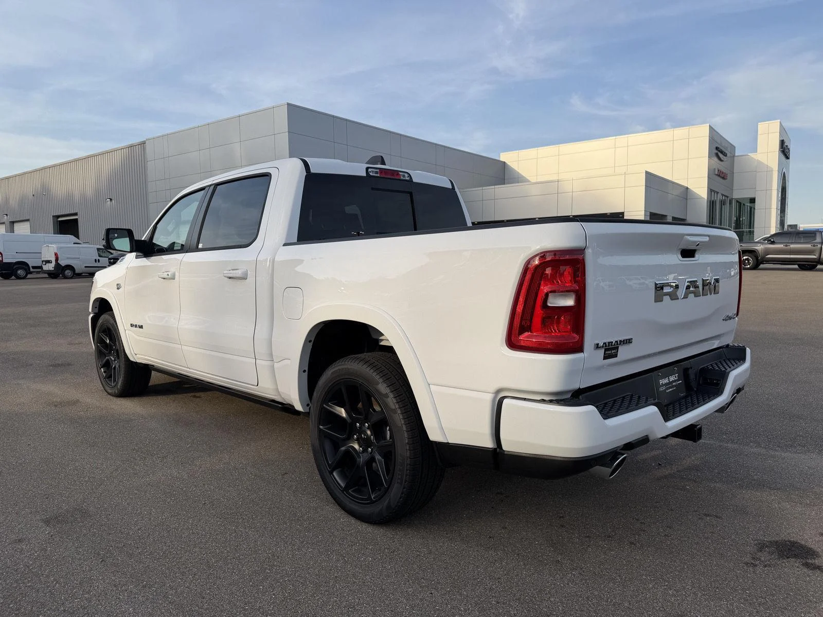 New 2026 Bright White Clear-Coat Exterior Paint RAM Laramie image 4
