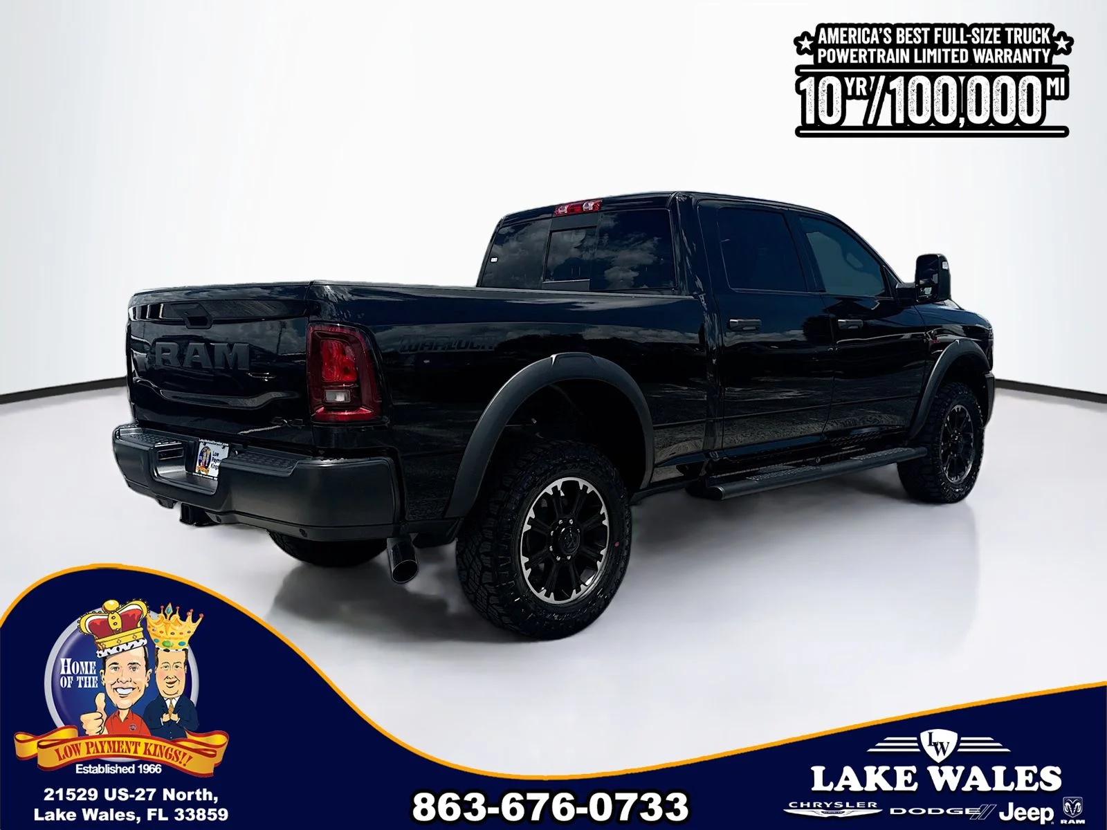 New 2026 Diamond Black Crystal Pearl-Coat Exterior Paint RAM Warlock image 6