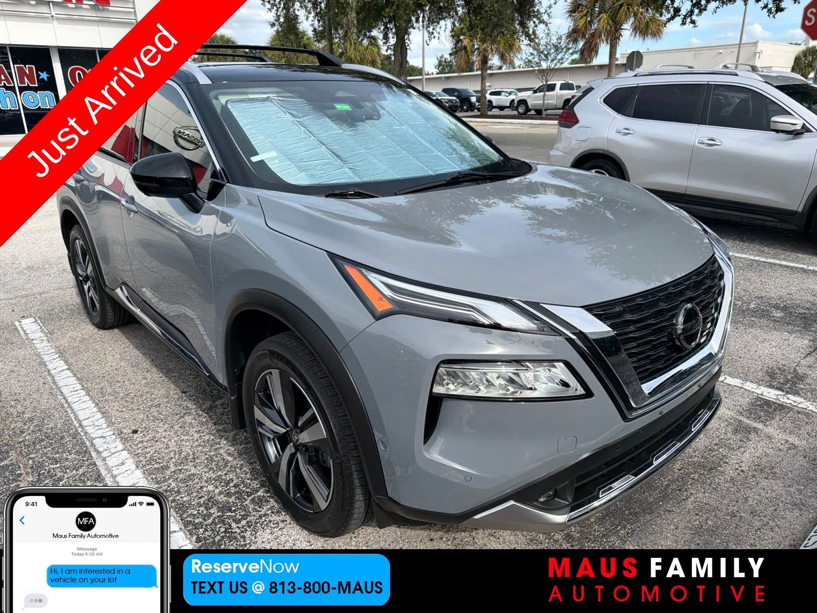 Used 2021 Boulder Gray Nissan Platinum image 1
