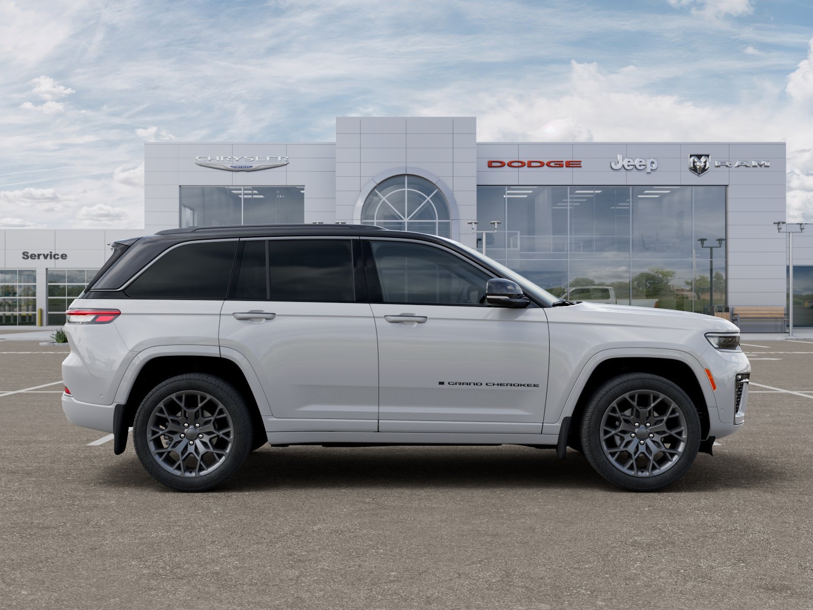 New 2026 Bright White Clear-Coat Exterior Paint Jeep Summit image 47