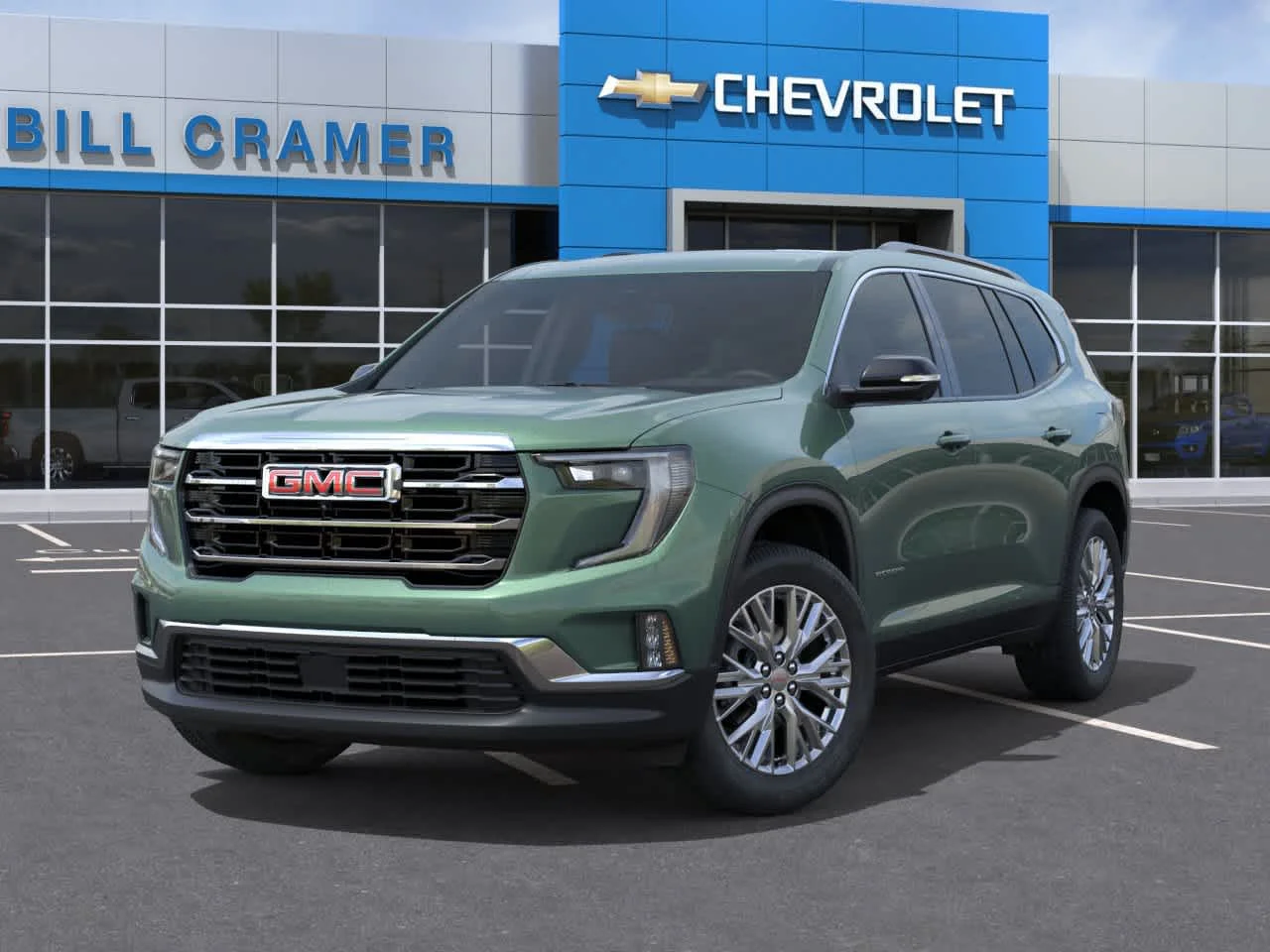New 2027 Trailstone Green Metallic GMC Elevation image 6