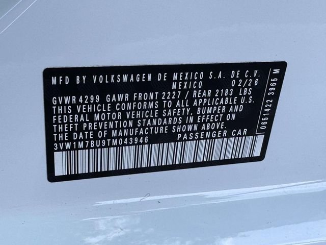 New 2026 White Volkswagen 2.0T Autobahn image 30