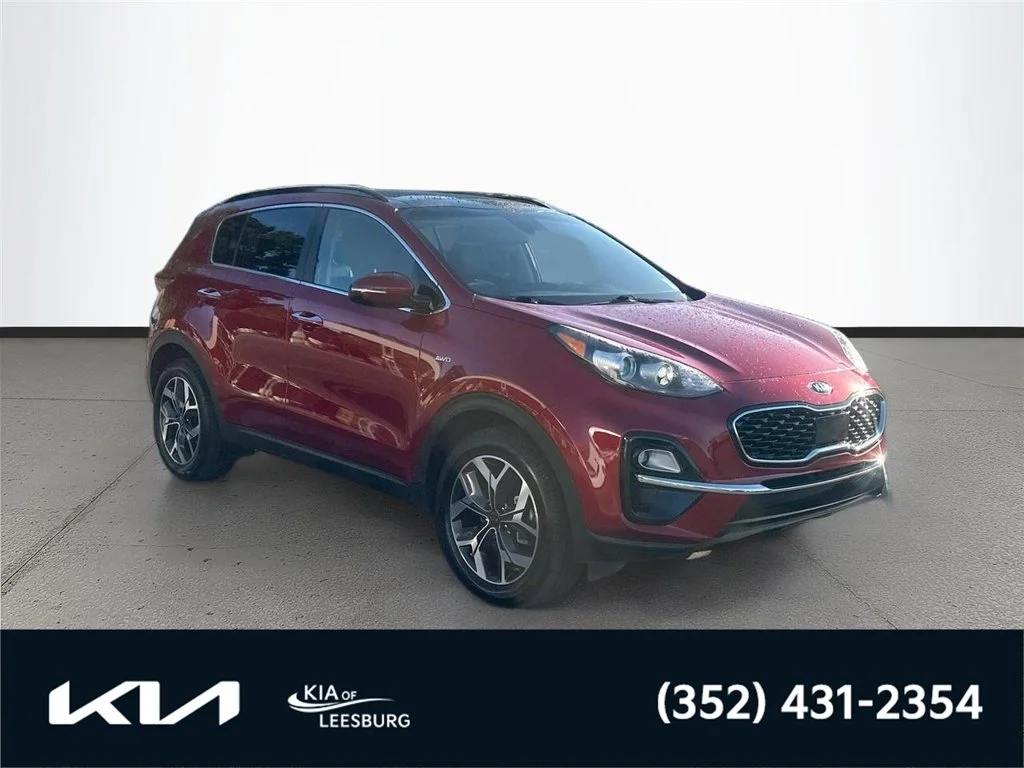 Certified Used 2020 Red Kia EX image 1