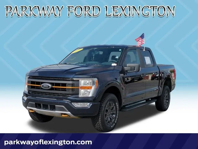 Used 2022 Blue Ford Tremor image 1