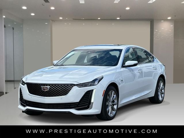 Used 2022 White Cadillac Premium Luxury image 1