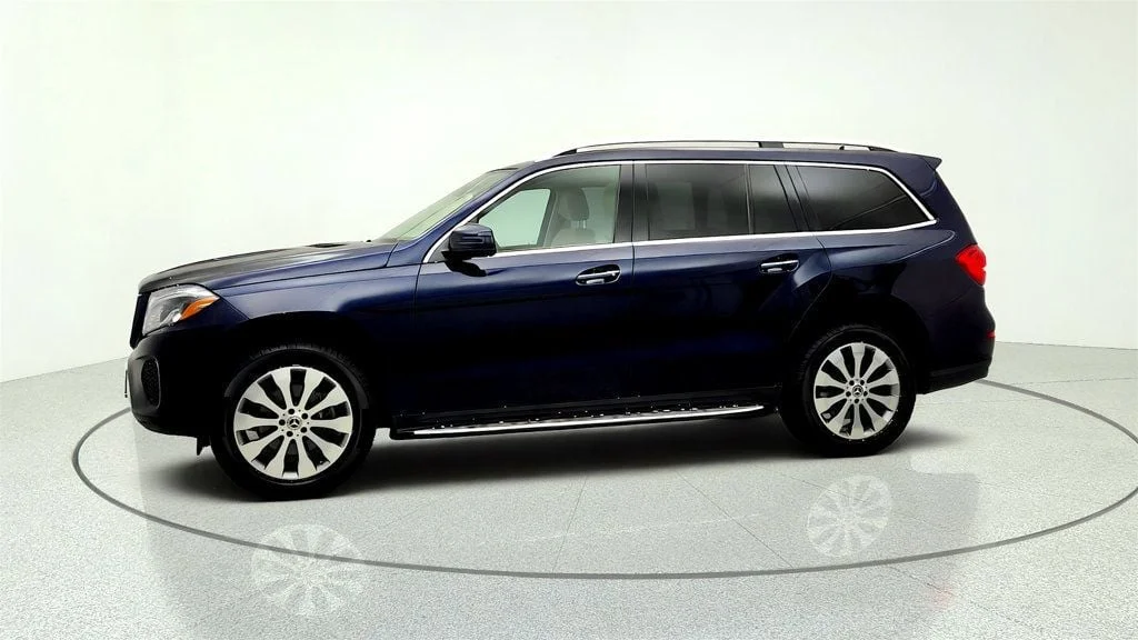Used 2018 Lunar Blue Metallic Mercedes-Benz GLS 450 4MATIC® SUV w/ Premium Pkg, Pano Roof & H/K Sound image 8