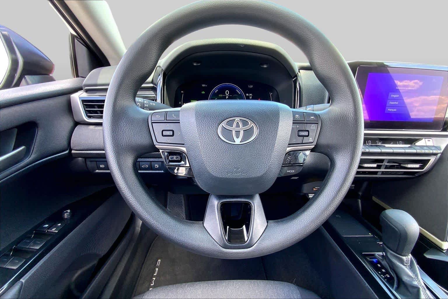 Used 2025 Midnight Black Metallic Toyota LE image 6