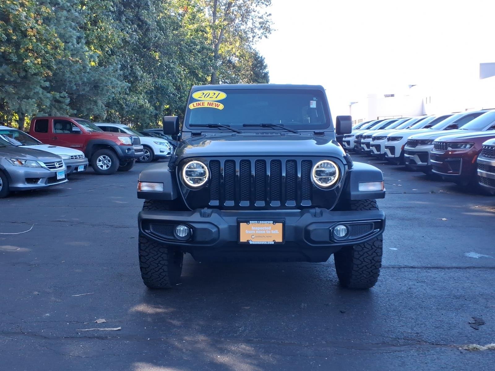 Certified Used 2021 Gray Jeep Unlimited Willys image 2