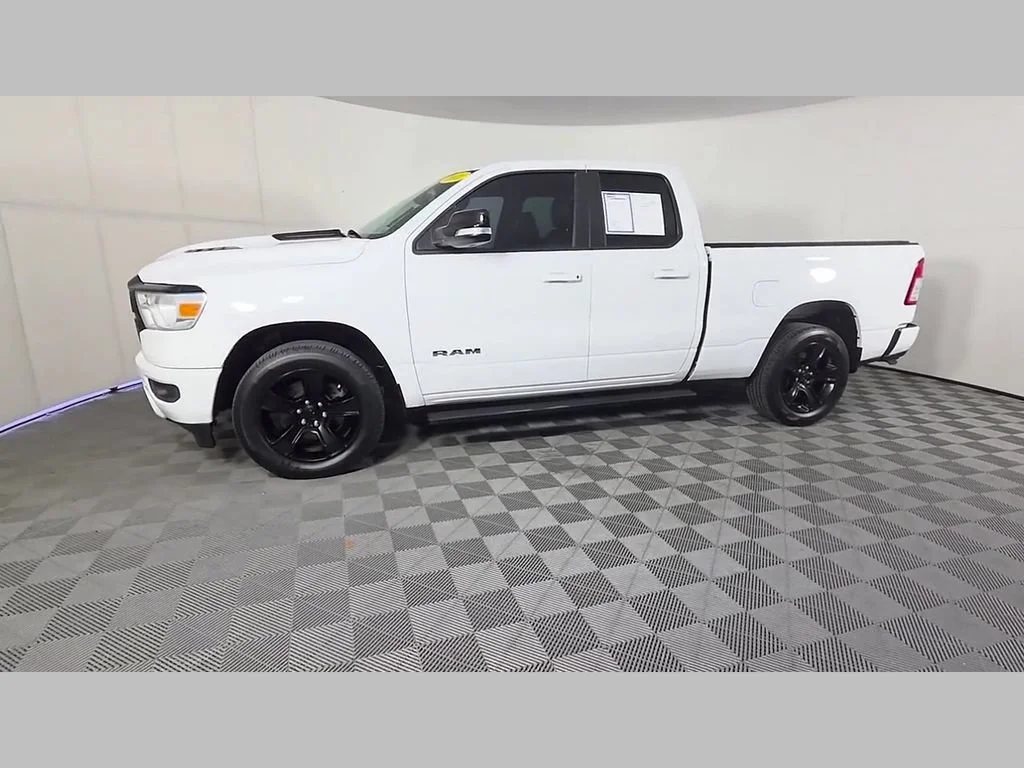 Used 2021 Bright White Clearcoat Ram Big Horn image 48