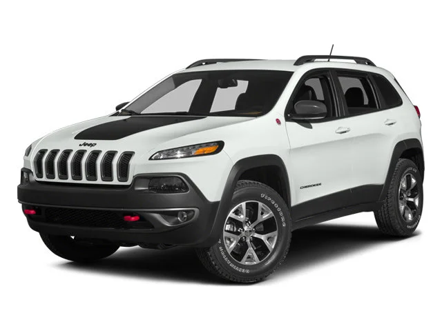 Used 2014 Bright White Clearcoat Jeep Trailhawk image 1
