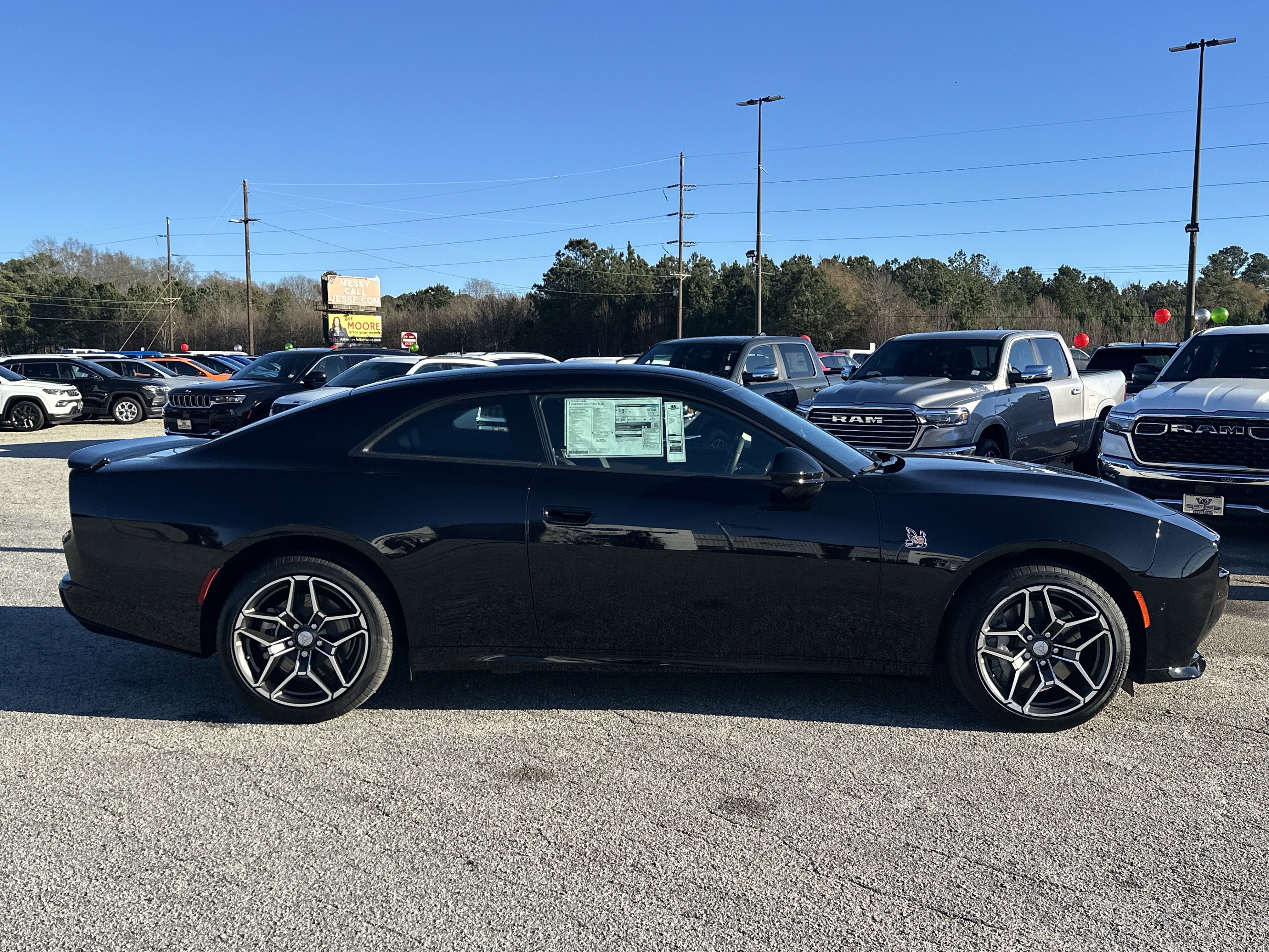 New 2026 Diamond Black Crystal Pearlcoat Dodge Scat Pack Plus image 9
