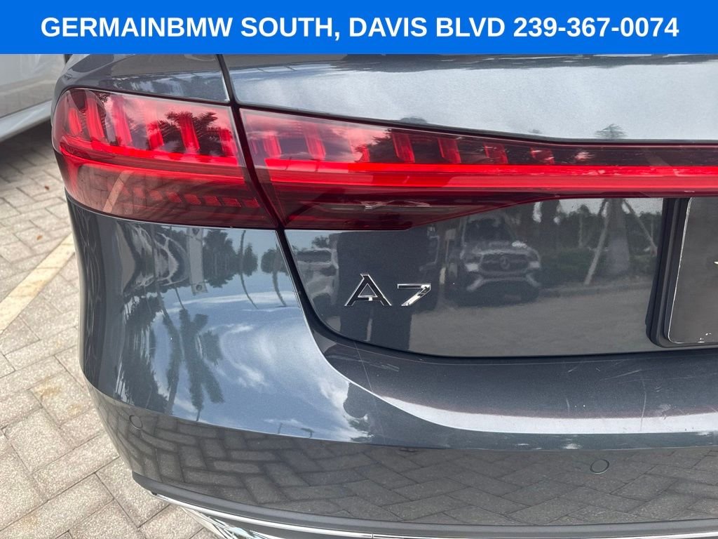 Used 2019 Triton Blue Audi 3.0T Premium Plus image 9