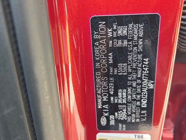 Used 2021 Orange Kia S image 6