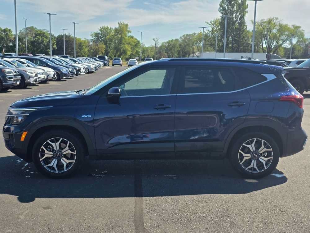 Used 2021 DARK OCEAN BLUE KIA EX image 2