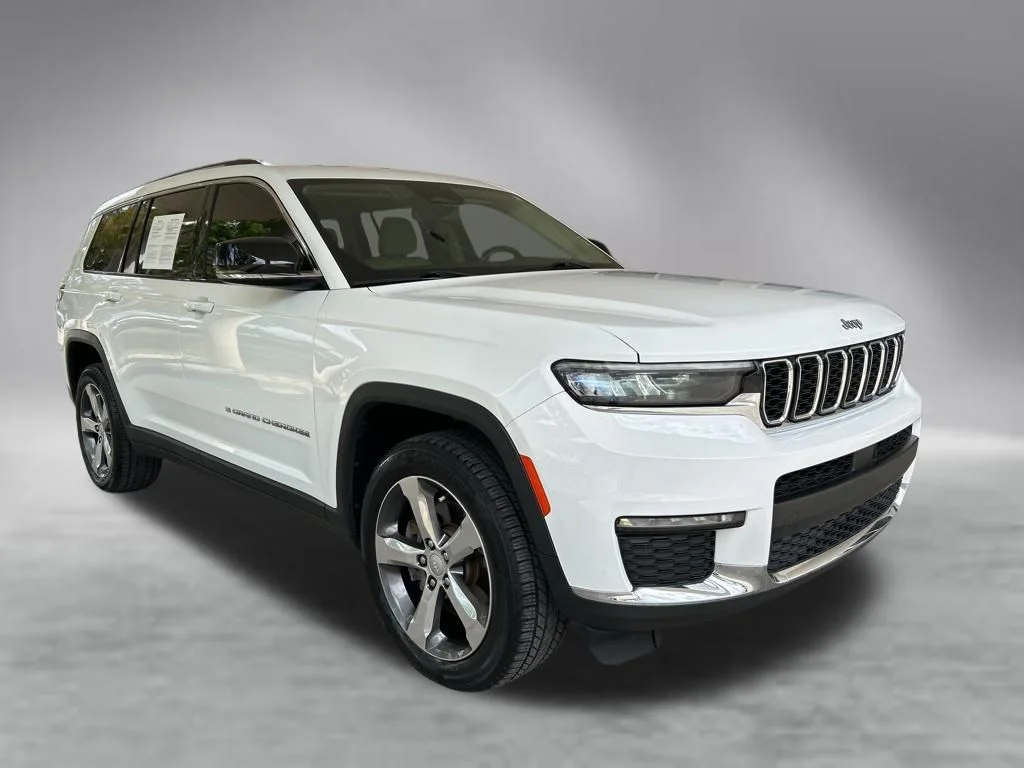 Used 2021 White Jeep Limited image 1