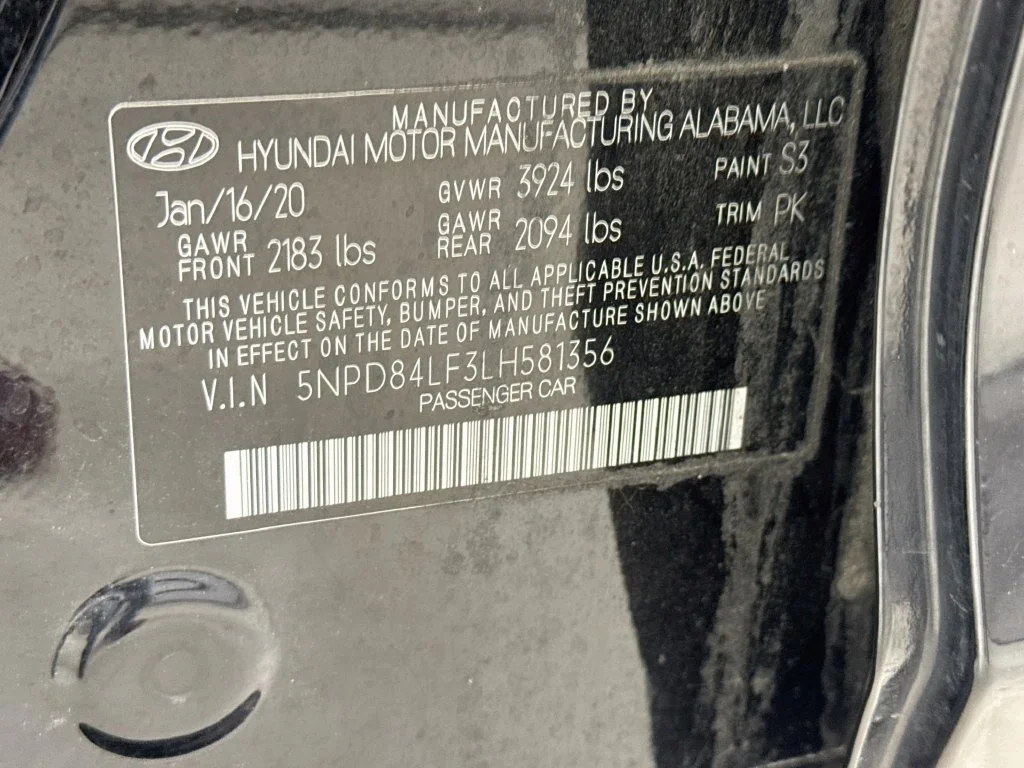 Used 2020 Black Hyundai SEL image 35