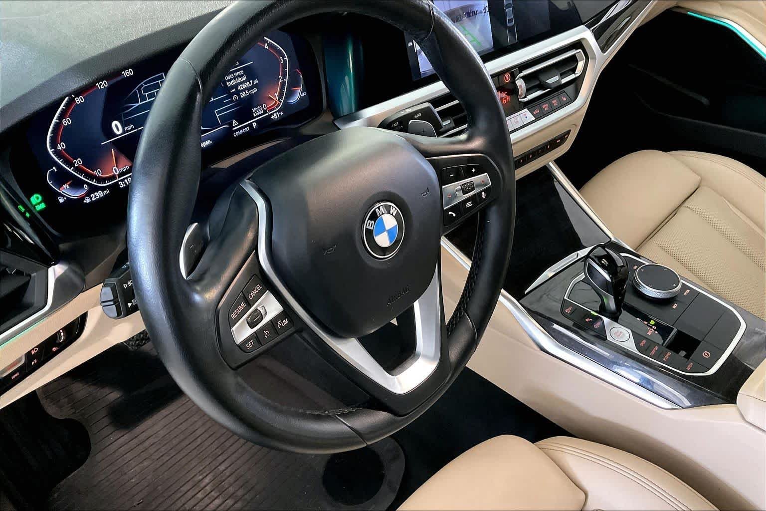 Used 2022 Mineral Grey Metallic BMW 330i image 16