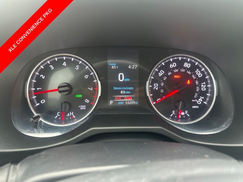 Certified Used 2019 Silver Sky Metallic Toyota XLE image 13