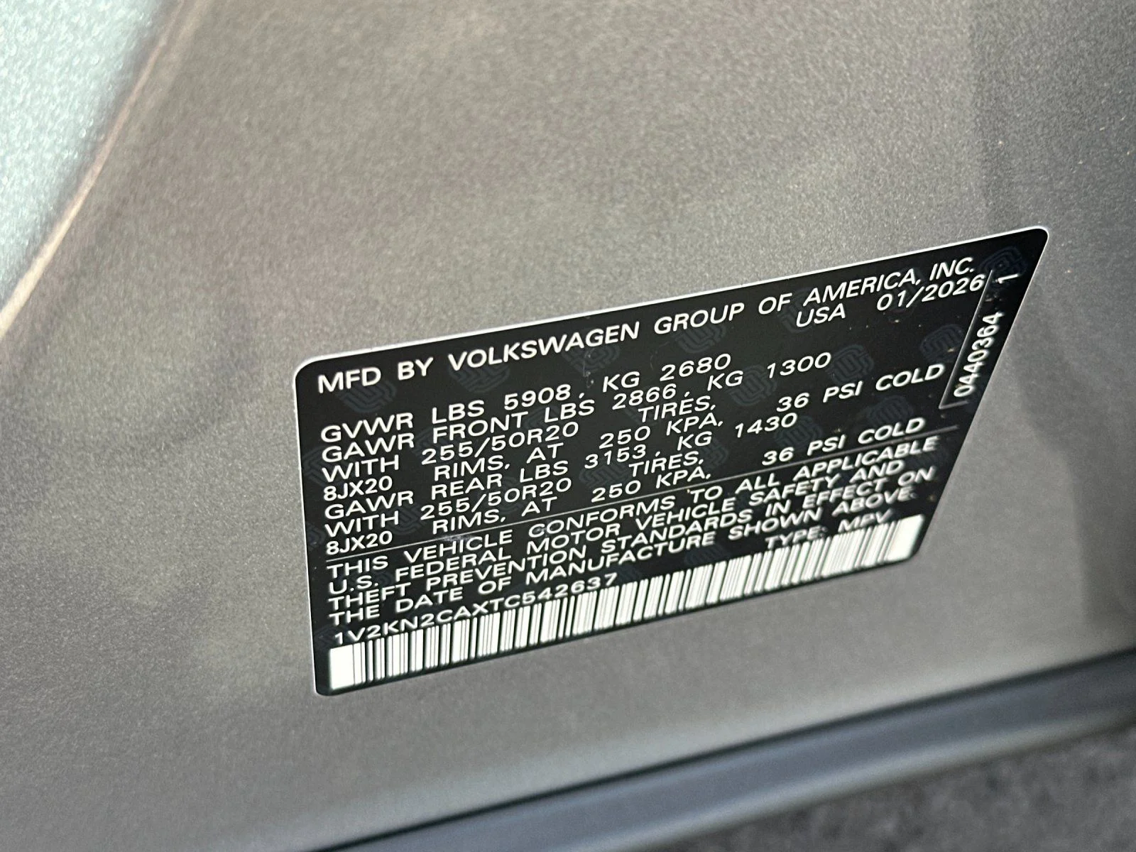New 2026 Silver Volkswagen SE w/Technology image 26