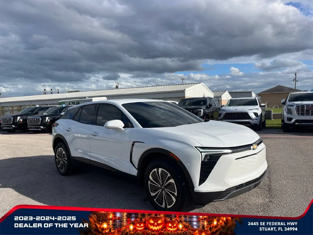Used 2025 Chevrolet Blazer EV LT with VIN 3GNKDGRJ6SS154622 for sale in Titusville, FL