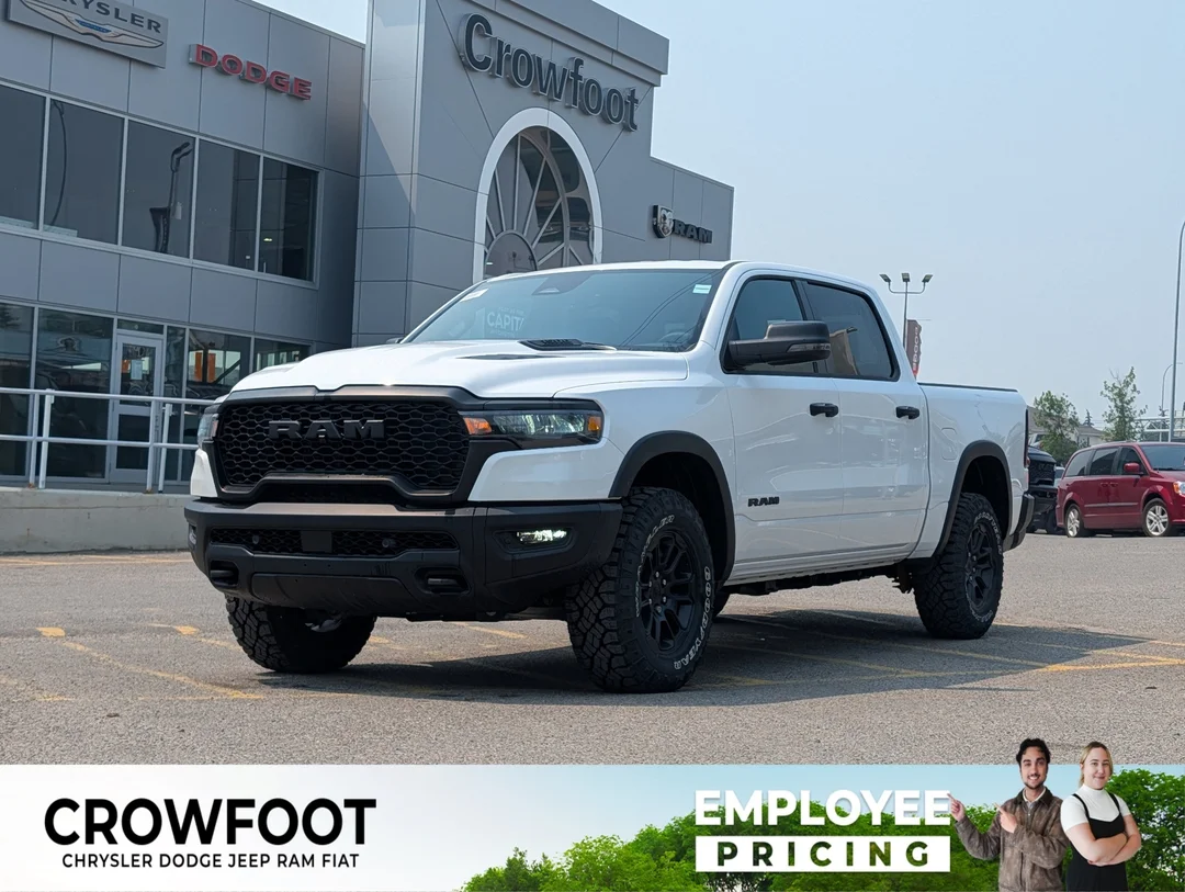 New 2026 White RAM Rebel - - Hurricane Twin Turbo - Rebel Lvl 1 Grp - 124.9L Fuel Tank - Perf Tuned Shocks & More! image 1