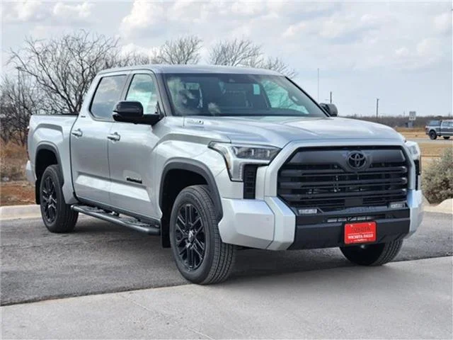 New 2026 Celestial Silver Metallic Toyota Limited 4x4 CrewMax 5.5 ft. box 145.7 in. WB image 2