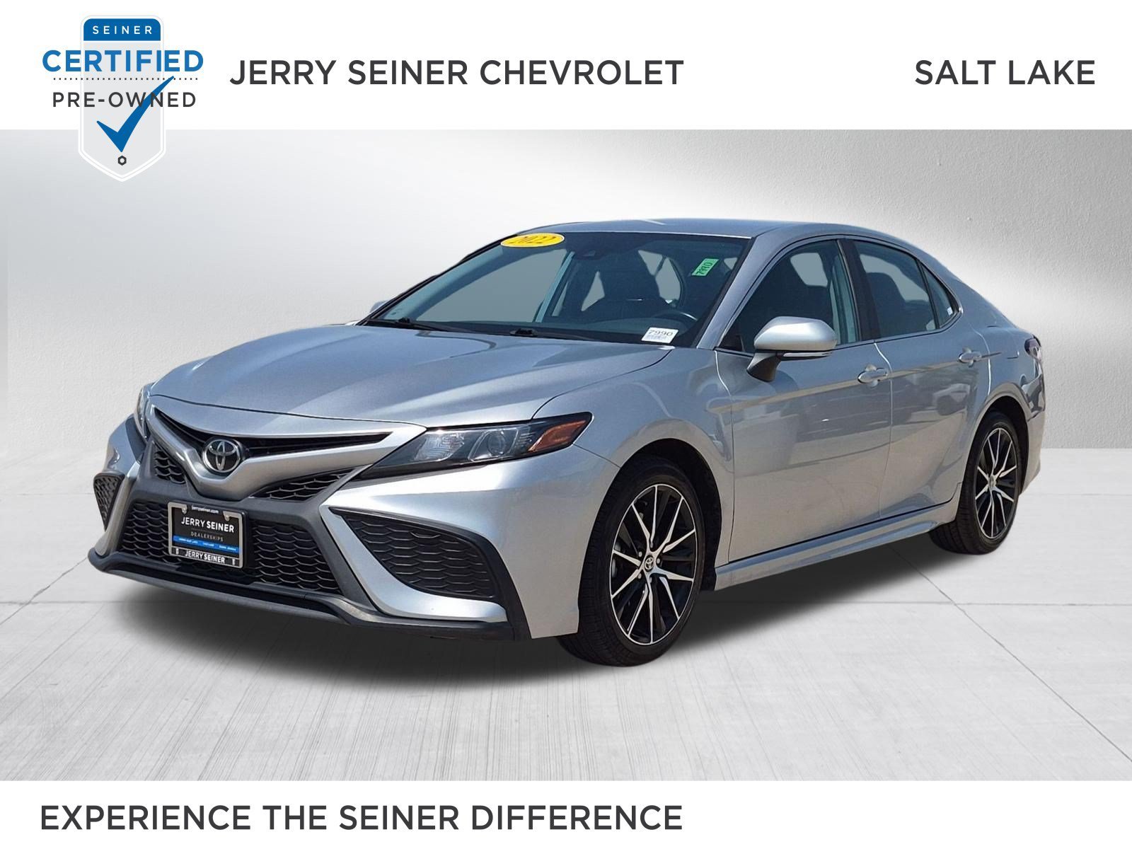 Certified Used 2022 Silver Toyota SE image 1