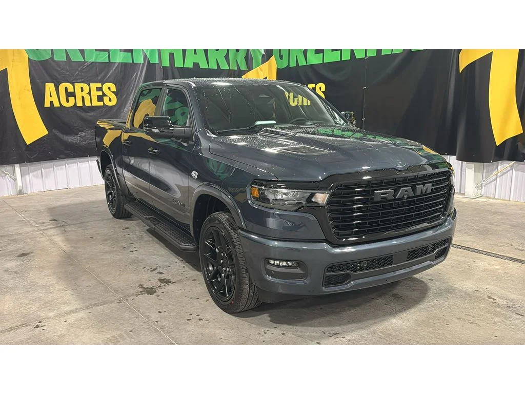 New 2026 Forged Blue Metallic Exterior Paint RAM Laramie image 3