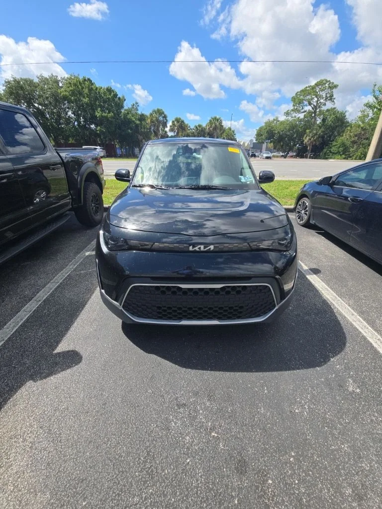 Used 2023 Black Kia LX image 2