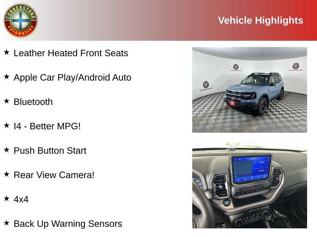 Used 2023 Ford Bronco Sport Outer Banks with VIN 3FMCR9C69PRD39563 for sale in Elk River, Minnesota