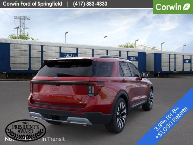 New 2026 Rapid Red Metallic Tinted Clearcoat Ford Platinum™ image 12